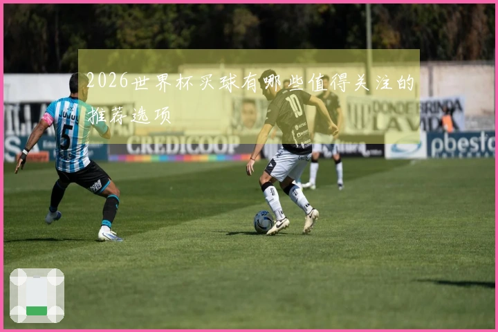 2026世界杯买球有哪些值得关注的推荐选项